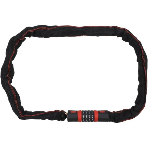 Heavy Duty 4-Digit Combination Chain Lock 4.1ft Security for Bike & Scooter - Picture 1 of 6